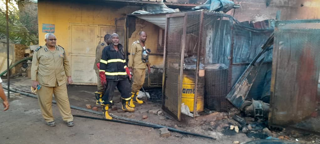 حريق مستشفى التوليد